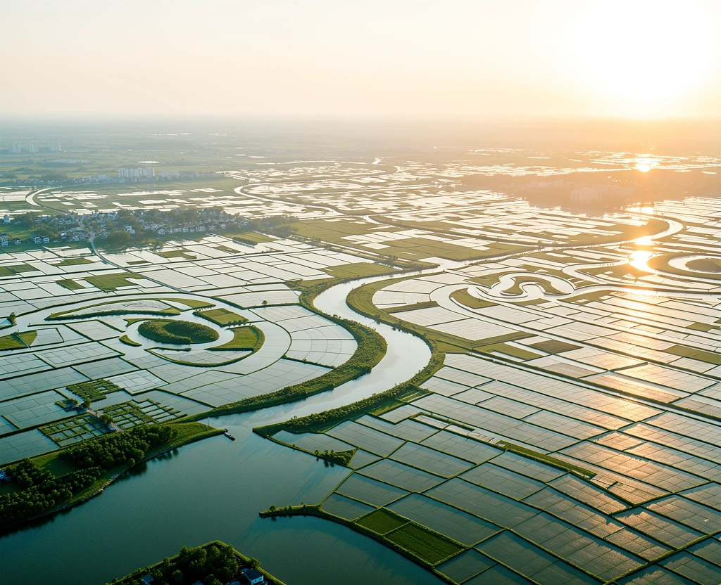 Regional landscape of the Mekong delta region