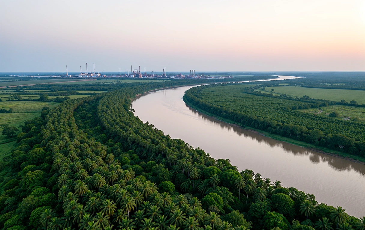 Mekong River landscape